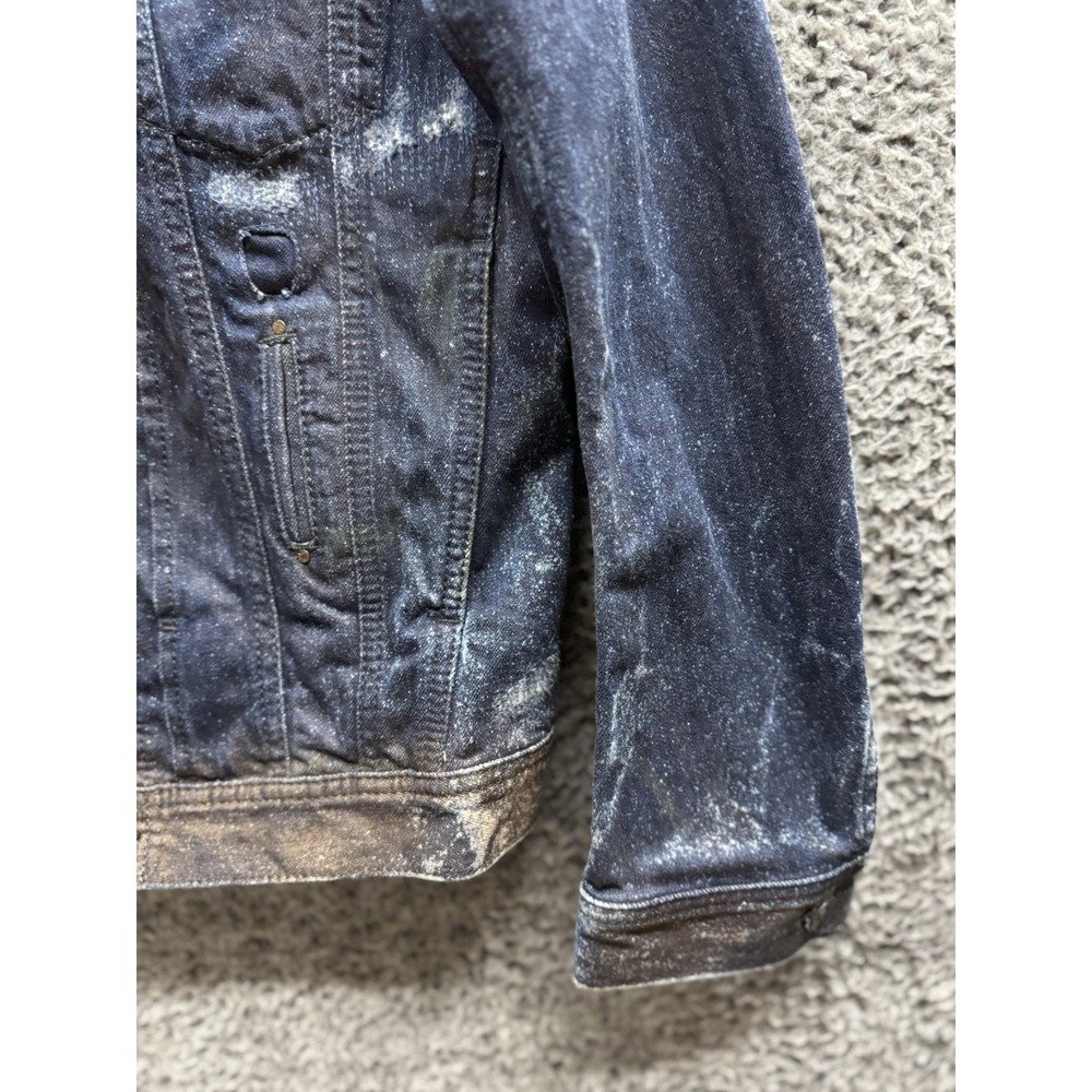 Vintage Y2k Diesel Distressed Denim Jacket In Blue Mu… - Gem